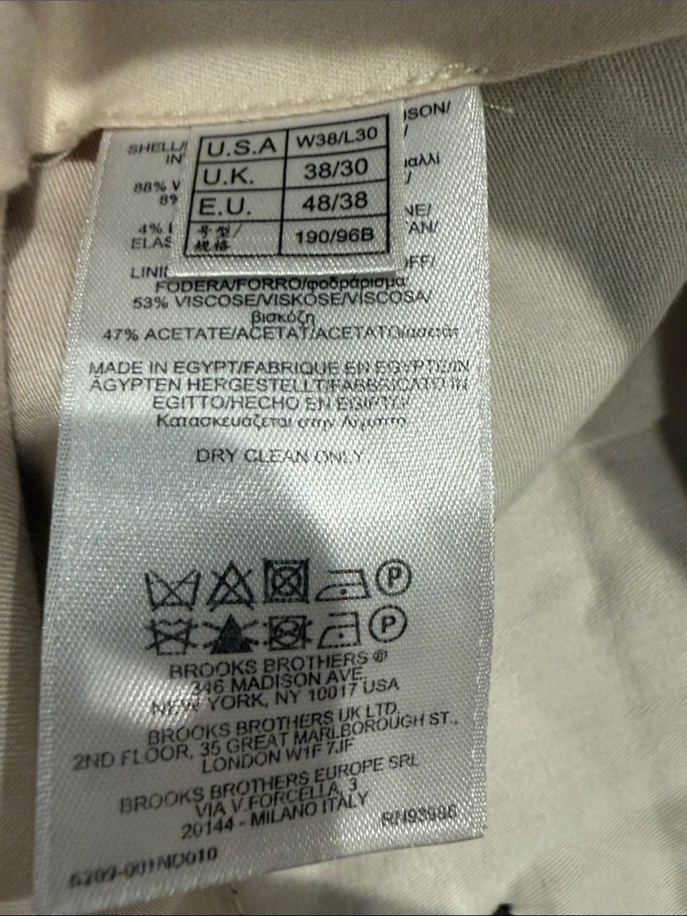 Mens Brooks Brothers Explorer Madison Fit Dark Gray Suit